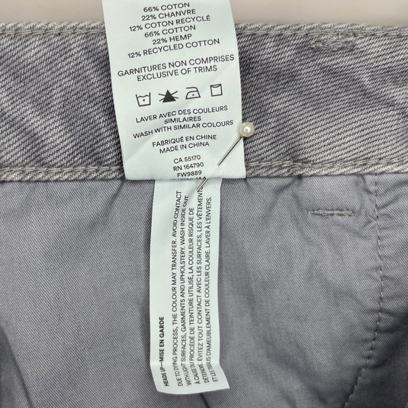 Cotton & Hemp Denim Skirt - Picture 5 of 5